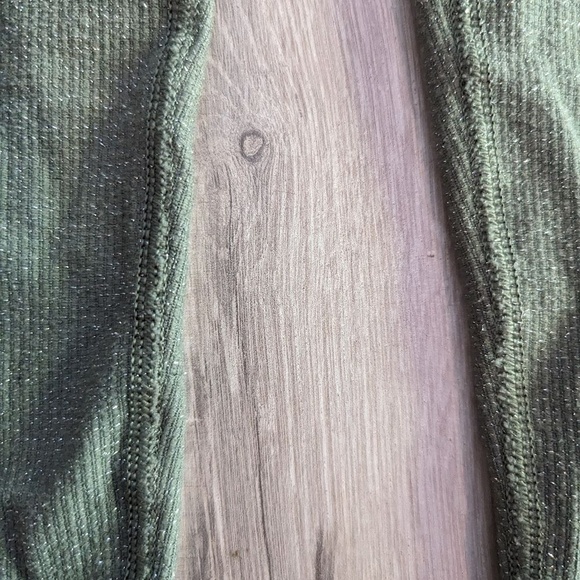 Aerie Chill Play Move Green Sparkle Leggings, Small - Picture 5 of 8